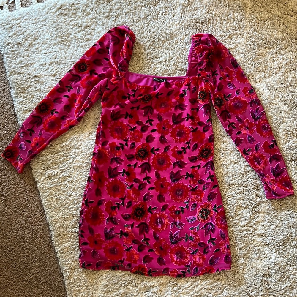 Nasty Gal floral dress